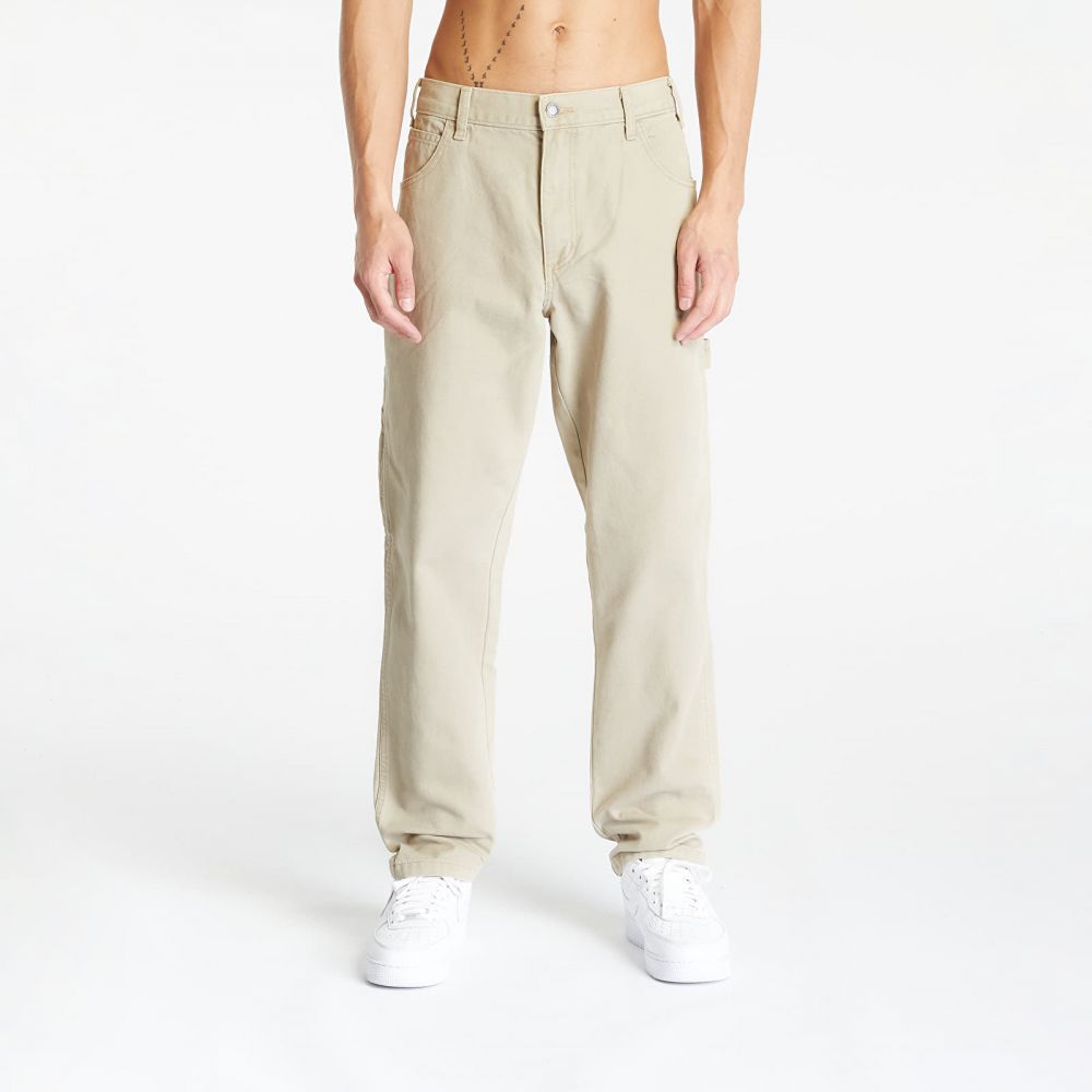 Kalhoty Dickies Duck Canvas Carpenter Trousers Stone Washed Desert Sand W34