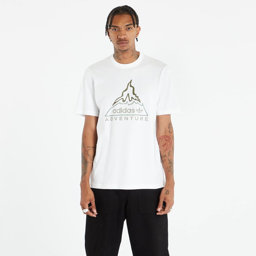 adidas Originals Adventure Volcano Short Sleeve Tee White