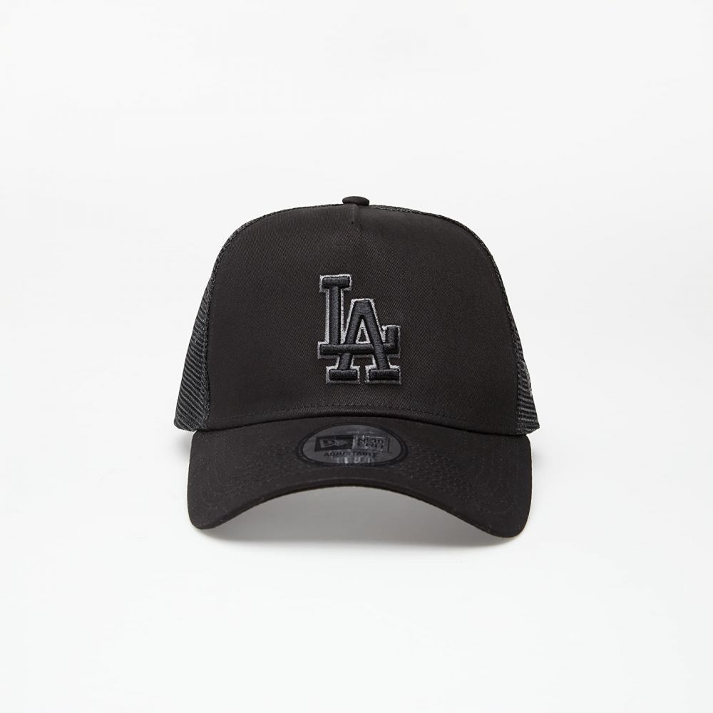 Šiltovka New Era Cap 9Forty Af Trucker Mlb Bob Team Logo Los Angeles Dodgers Black/ Black Universal