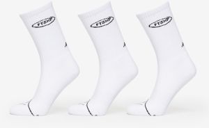 Footshop Basic But Not Basic Socks 3-Pack White 36-38