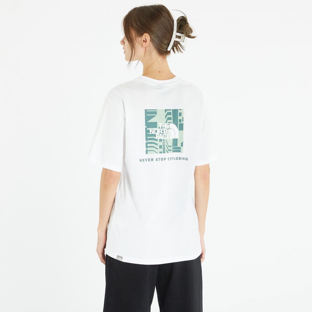 Tričko The North Face Relaxed Redbox Tee White/ Misty XS