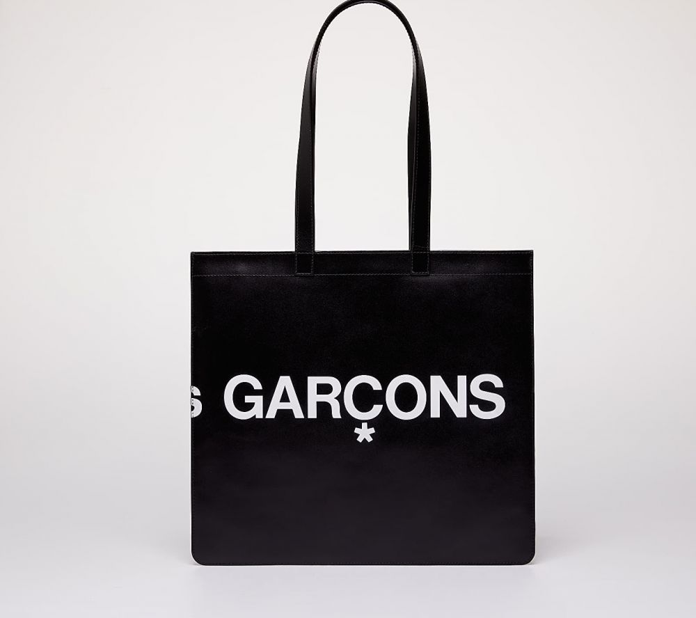 Comme des Garçons Huge Logo Tote Bag Black Universal