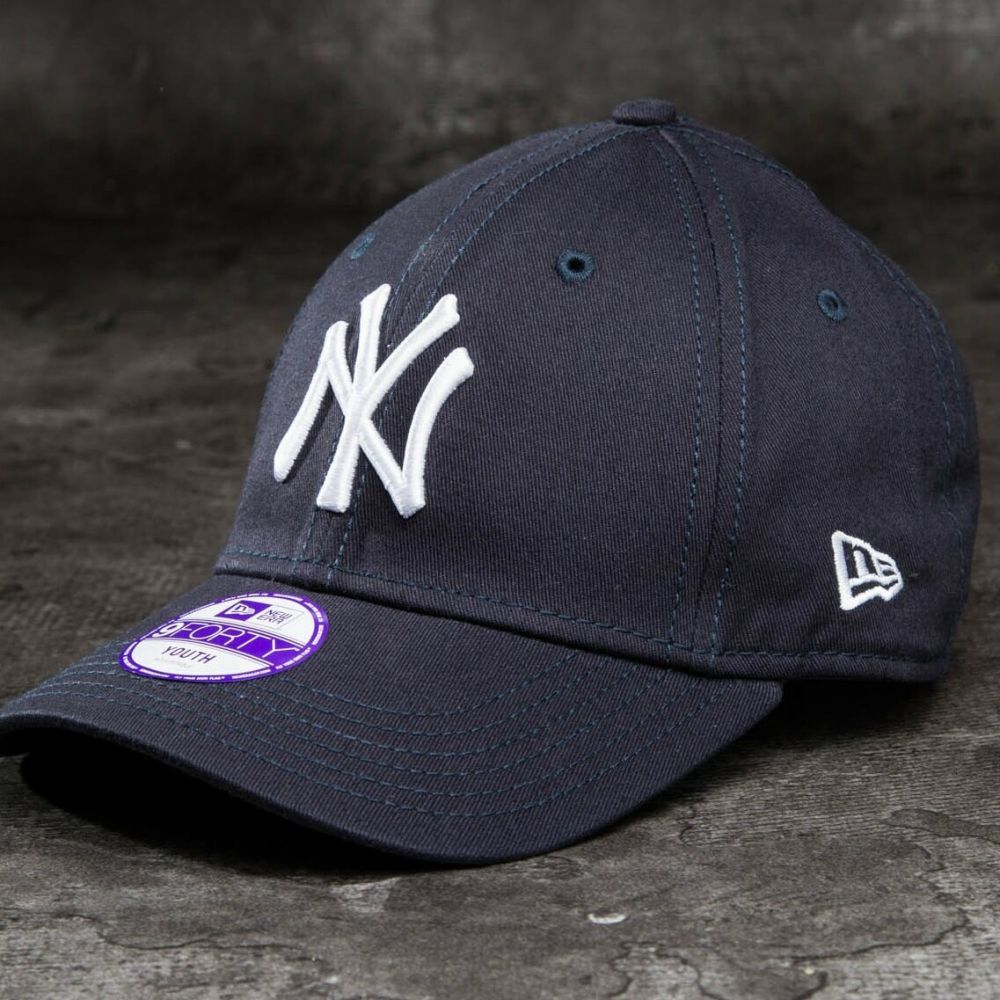 Šiltovka New Era K 9Forty Child Adjustable Major League Baseball New York Yankees Cap Navy/ White Universal