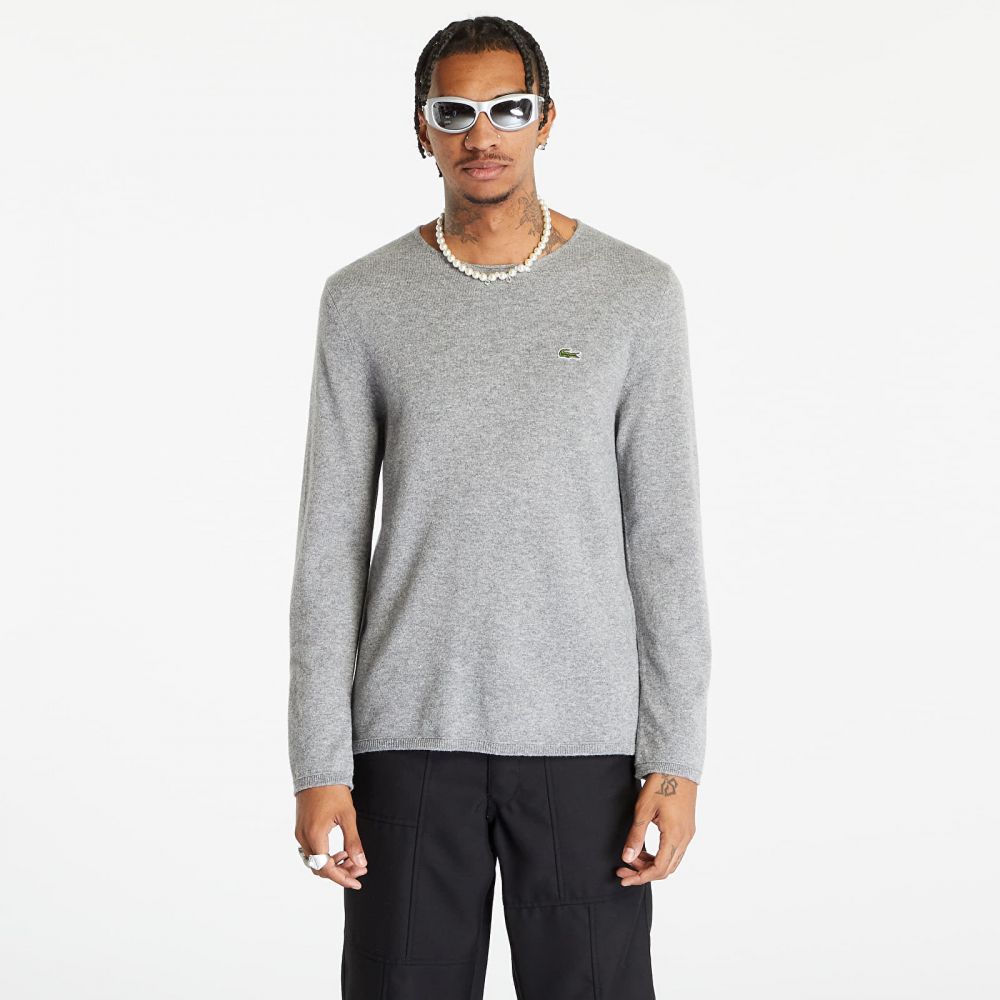 Svetr Comme des Garçons SHIRT x Lacoste Knit Sweater Grey S