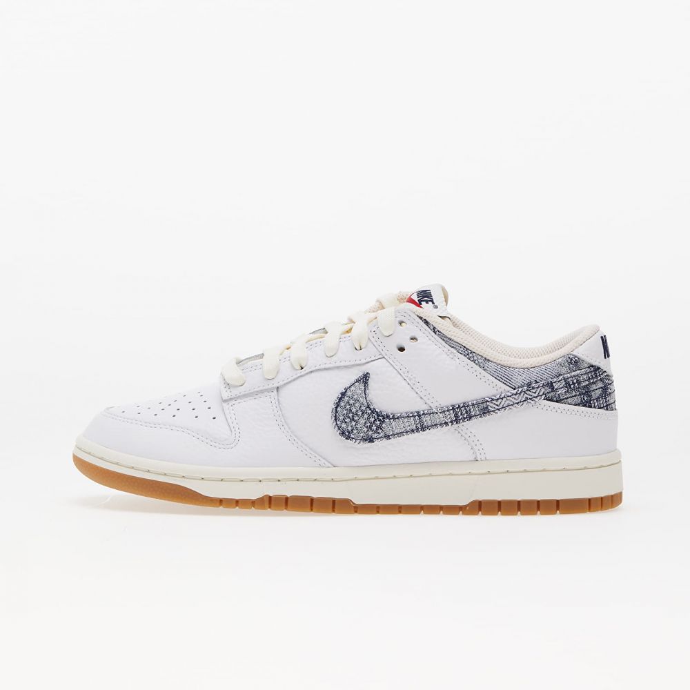 Tenisky Nike Dunk Low White/ Midnight Navy-Gym Red-Sail EUR 40
