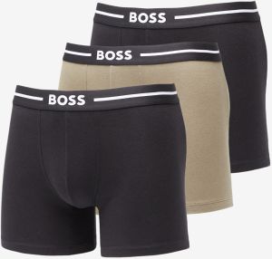 Hugo Boss Bold Boxer Briefs 3-Pack Black/ Dark Green