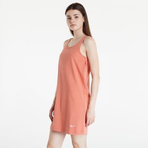 Oblečenie Nike NSW Jersey Tank Top Dress Madder Root/ White XS