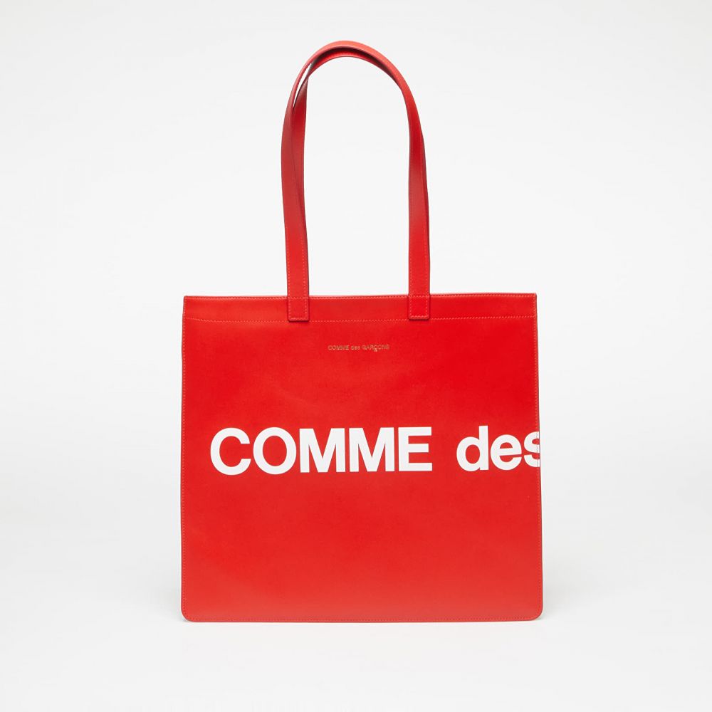 Comme des Garçons Huge Logo Tote Bag Red Universal