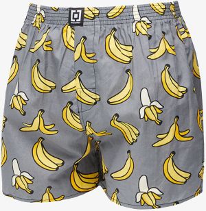 Horsefeathers Manny Boxer Shorts Grey/ Bananas Print