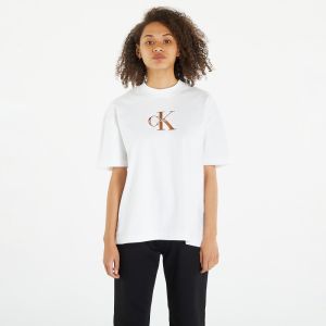Calvin Klein Jeans Cotton Monogram T-Shirt Bright White