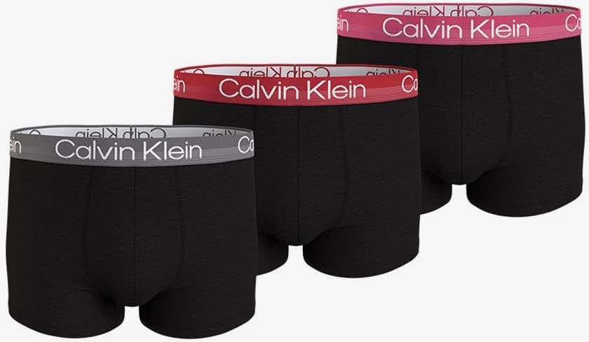 Calvin Klein Modern Structure Cotton Trunk 3-Pack Black