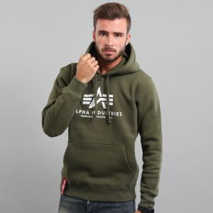 Alpha Industries Basic Hoody Green