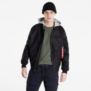 Bunda Alpha Industries MA-1 TT Hood BP Reflective Jacket Black S