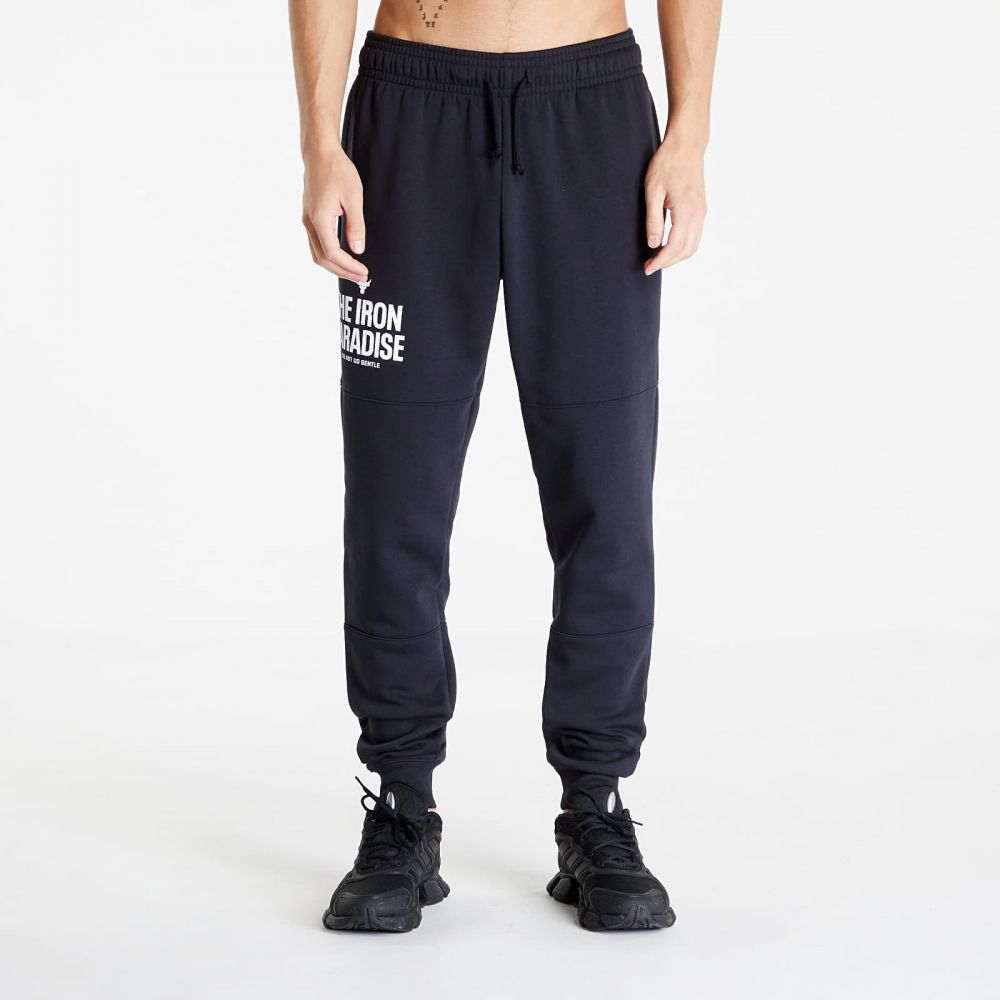 Kalhoty Under Armour Project Rock Rival Fleece Jogger Black S