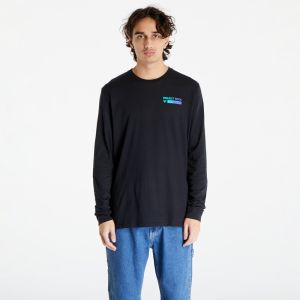 Tričko Under Armour Project Rock Brahma Long Sleeve Tee Black/ Neptune/ Electric Purple S