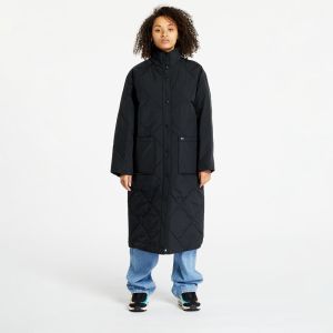 Tommy Jeans Diamond Quilt Coat Black