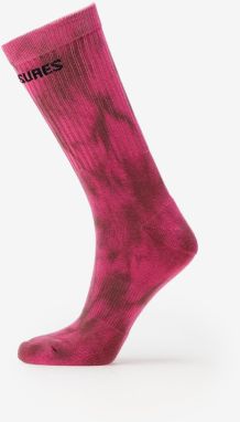 PLEASURES Indie Dye Socks Pink