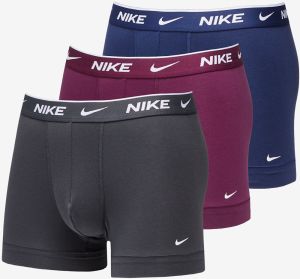 Nike Dri-FIT Trunk 3-Pack Midnight Navy/ Bordeaux/ Anthracite
