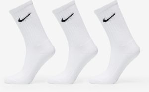 Nike Cushioned Training Crew Socks 3-Pack White L