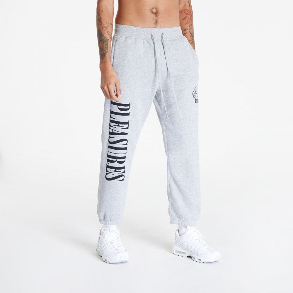 PLEASURES x N.E.R.D Sweatpants Heather Grey