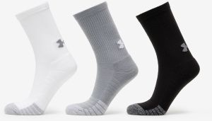 Under Armour Heatgear Crew 3-Pack Socks Gray/ White