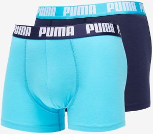 Puma 2 Pack Basic Boxers Aqua Blue