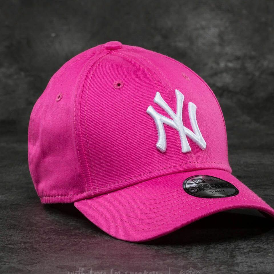 Šiltovka New Era 9Forty YOUTH Adjustable MLB League New York Yankees Cap Pink/ White Child