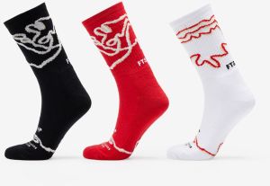 Footshop The Stripes Socks 3-Pack Multicolor 36-38