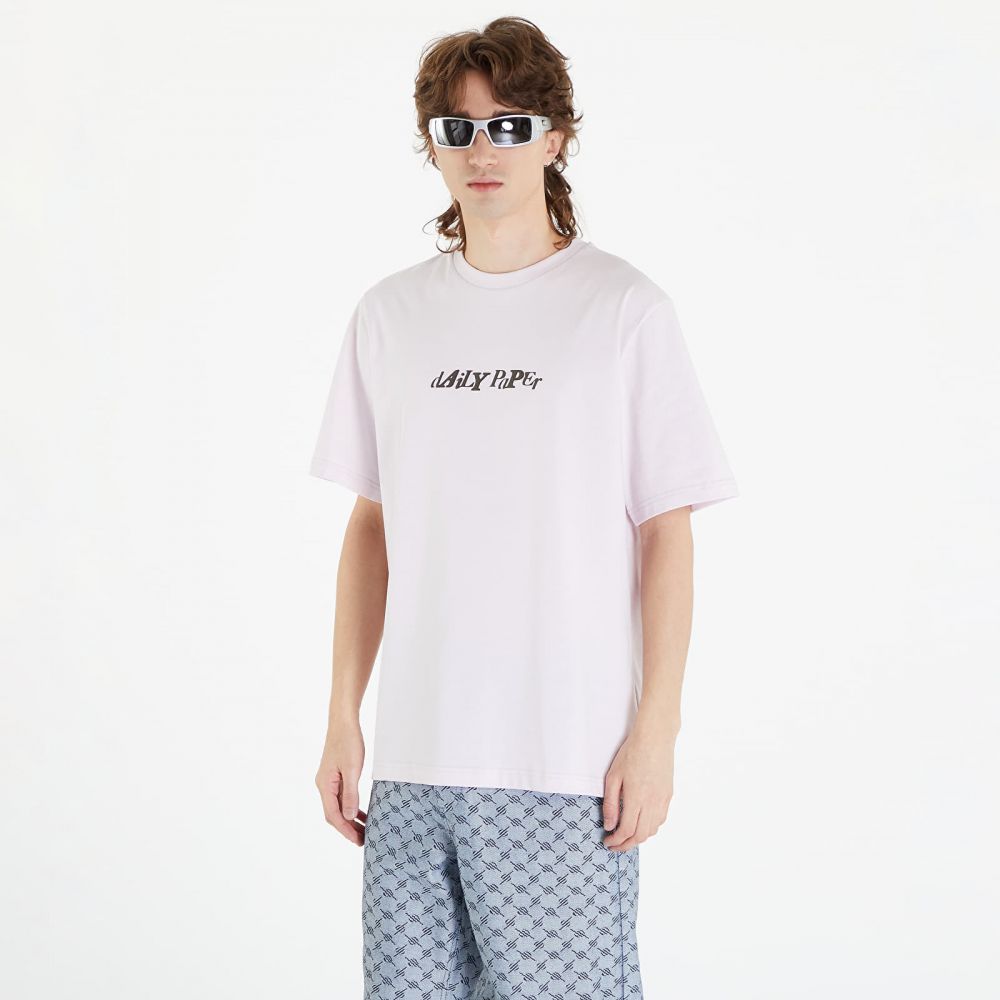 Tričko Daily Paper Unified Type Short Sleeve T-Shirt Ice Pink XS