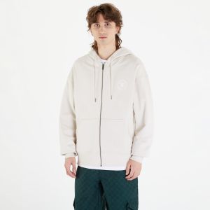 Mikina Daily Paper Circle Zip Hoodie Moonstruck Beige XS