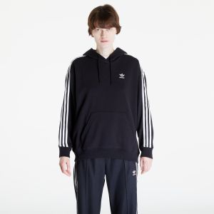 adidas 3 Stripes Hoodie Os Black