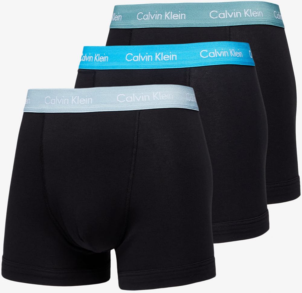 Calvin Klein Cotton Stretch Classic Fit Trunks 3-Pack Black