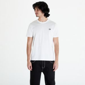 FRED PERRY Crew Neck Tee Snow White