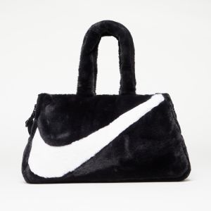 Nike Sportswear Women's Faux Fur Tote Black/ Black/ White