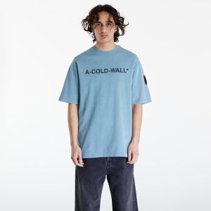 Tričko A-COLD-WALL* Overdye Logo T-Shirt Faded Teal S