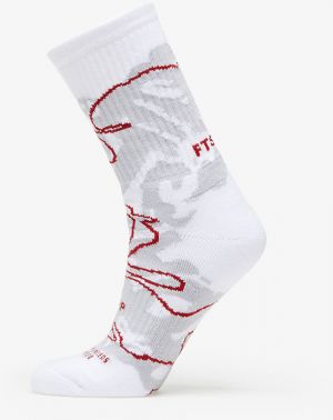 Footshop The More Basketball Socks Grey/ Wine 36-38