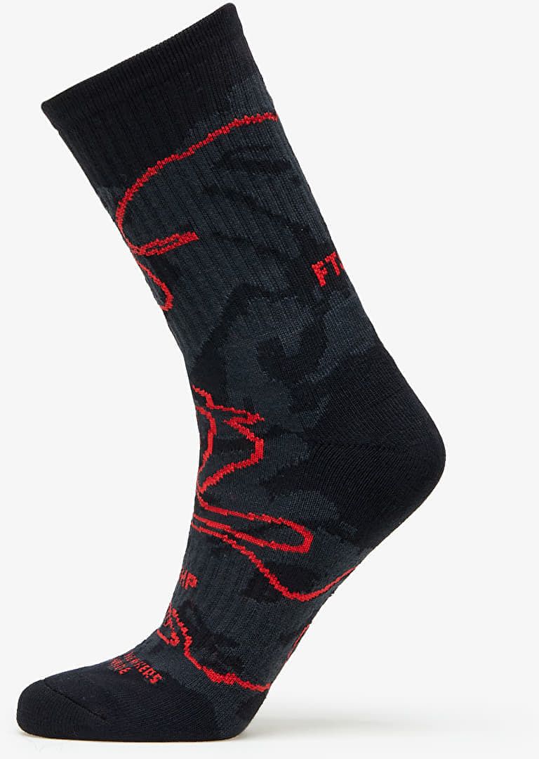 Footshop The More Basketball Socks Black/ Red 36-38