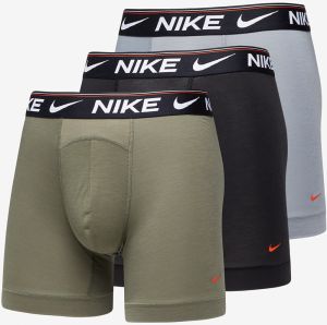 Nike Dri-FIT Ultra Comfort Boxer Brief 3-Pack Cool Grey/ Medium Olive/ Black