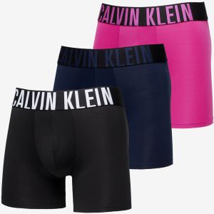 Calvin Klein Intense Power Boxer Brief 3-Pack Hot Pink/ Black/ Blue Shadow