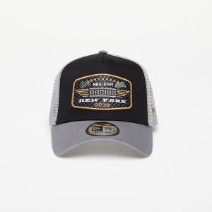 New Era Patch E-Frame Trucker Cap Black/ Grey