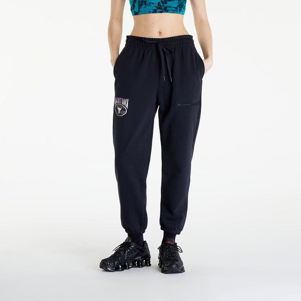 Kalhoty Under Armour Project Rock Terry Pants Black XS