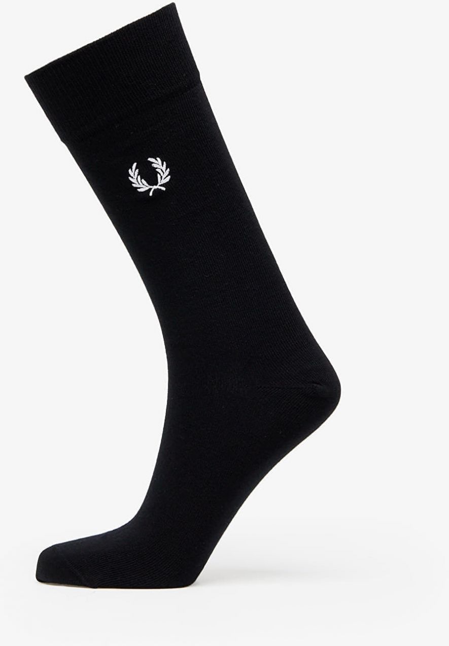 FRED PERRY Classic Laurel Wreath Sock Black/ Snow White 39-42