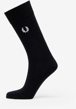 FRED PERRY Classic Laurel Wreath Sock Black/ Snow White 39-42