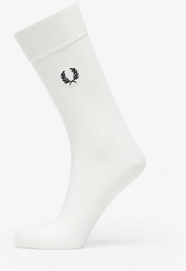 FRED PERRY Classic Laurel Wreath Sock Snow White/ Black 39-42