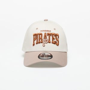 New Era Pittsburgh Pirates MLB White Crown 9FORTY Adjustable Cap Ivory/ Ash Brown