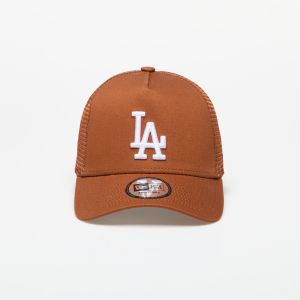 Šiltovka New Era Los Angeles Dodgers League Essential Trucker Cap Brown/ White Universal