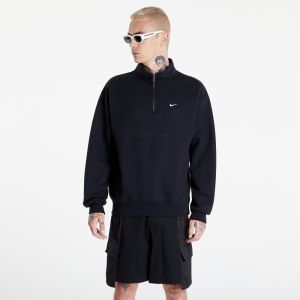 Mikina Nike Solo Swoosh Men's 1/4-Zip Top Black/ White L