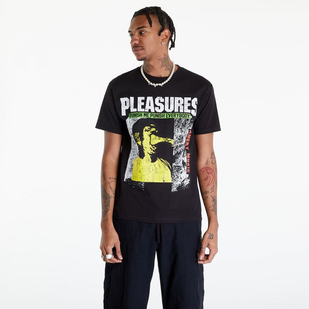 Tričko PLEASURES Punish T-Shirt Black S