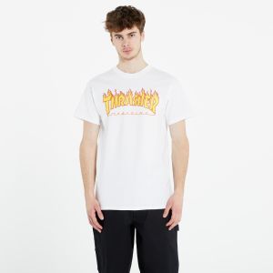 Thrasher Flame Logo T-Shirt White