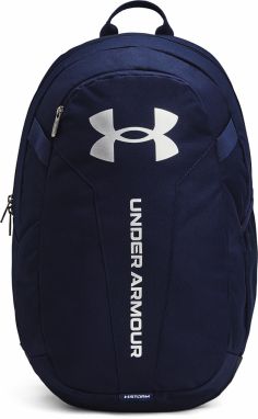 Under Armour Hustle Lite Backpack Midnight Navy/ Midnight Navy/ Metallic Silver 24 l
